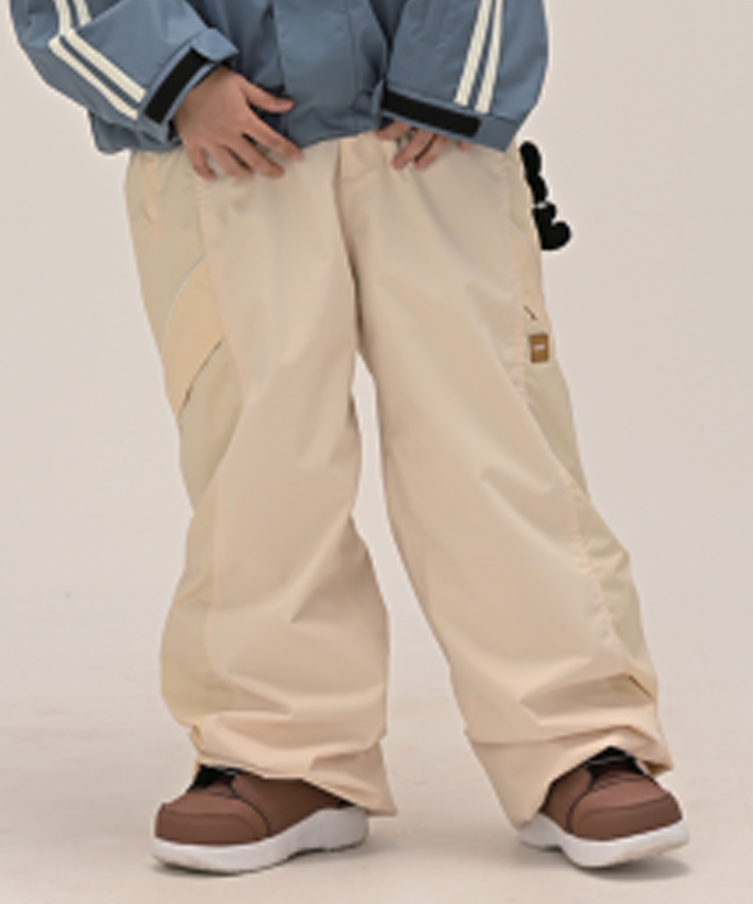 6KNOT シックスノット BRIGHT PANEL スノーボード ウェア パンツ レディース ムラサキスポーツ 25-26モデル LL C28【2526】(IVORY-S)