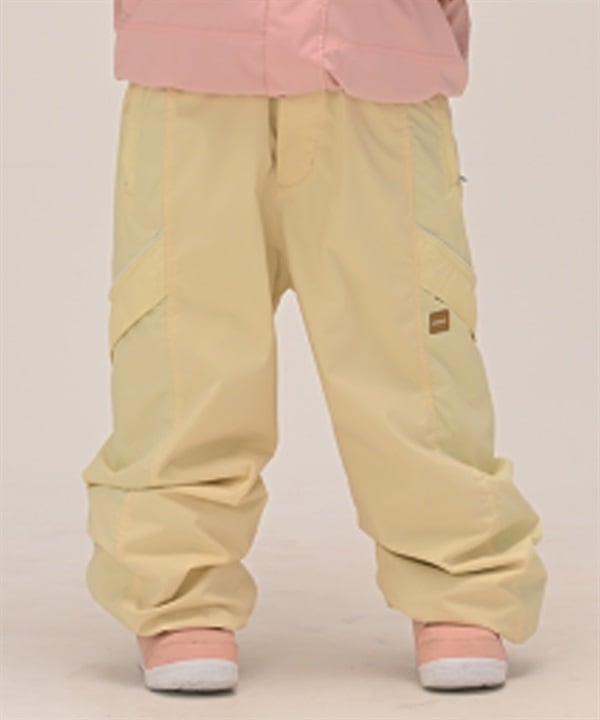 6KNOT シックスノット BRIGHT PANEL スノーボード ウェア パンツ レディース ムラサキスポーツ 25-26モデル LL C28【2526】