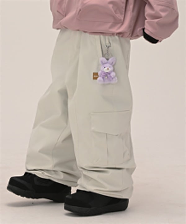 6KNOT シックスノット BOX スノーボード ウェア パンツ レディース ムラサキスポーツ 25-26モデル LL C28【2526】(OFWHT-S)