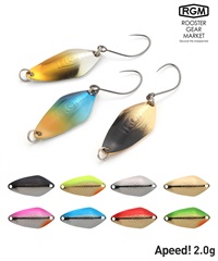 ROOSTER GEAR MARKET ルースターギアマーケット Apeed 2.0g フィッシング 仕掛け ルアー RGM ムラサキスポーツ(BKSLV-2.0G)