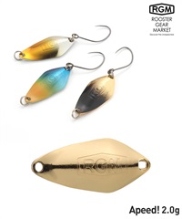 ROOSTER GEAR MARKET ルースターギアマーケット Apeed 2.0g フィッシング 仕掛け ルアー RGM ムラサキスポーツ(GOLD-2.0G)