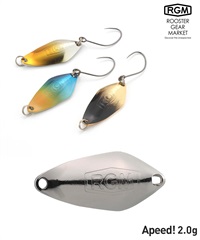 ROOSTER GEAR MARKET ルースターギアマーケット Apeed 2.0g フィッシング 仕掛け ルアー RGM ムラサキスポーツ(SILVE-2.0G)