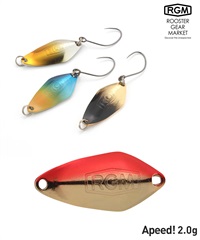ROOSTER GEAR MARKET ルースターギアマーケット Apeed 2.0g フィッシング 仕掛け ルアー RGM ムラサキスポーツ(RDGLD-2.0G)