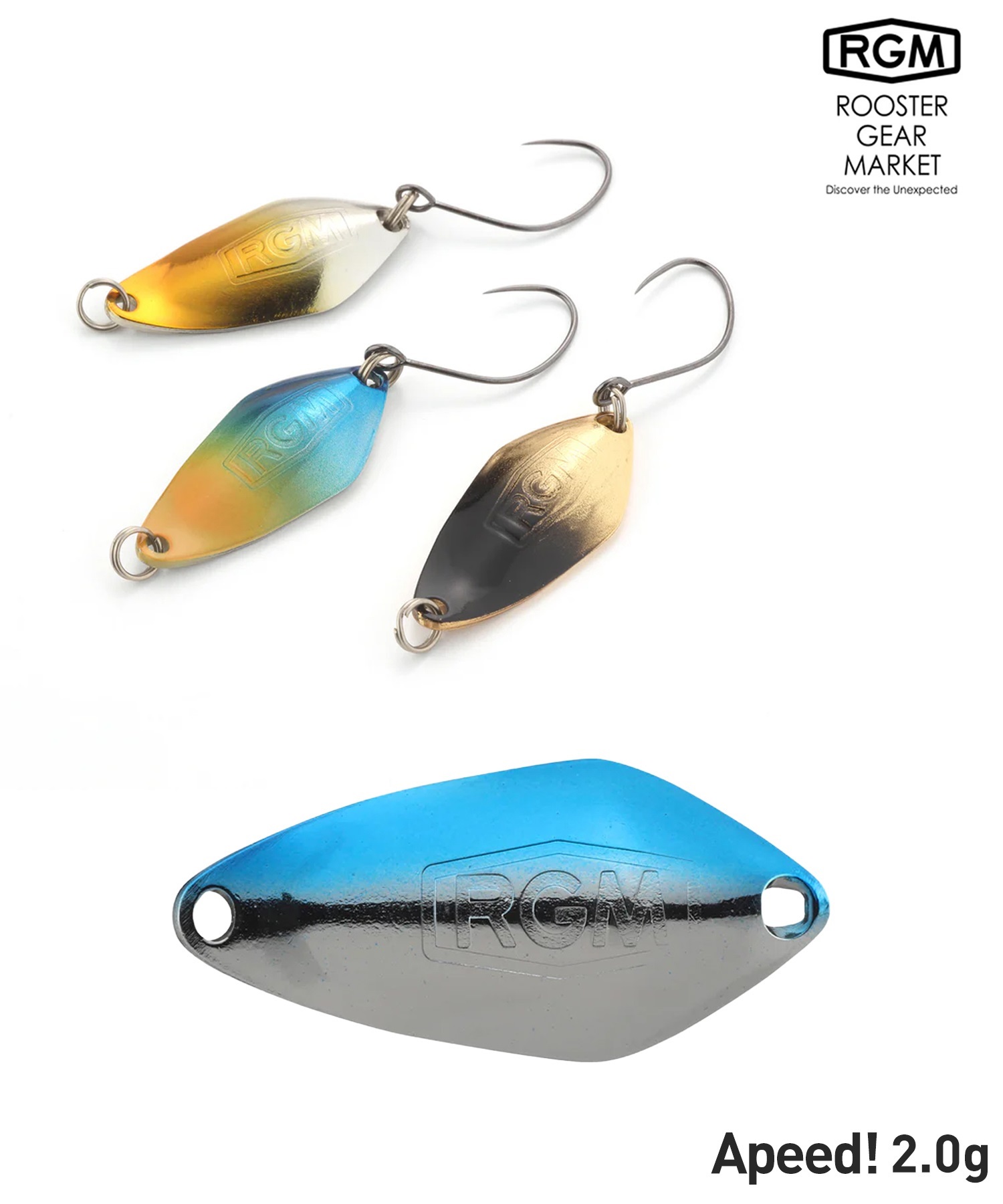 ROOSTER GEAR MARKET ルースターギアマーケット Apeed 2.0g フィッシング 仕掛け ルアー RGM ムラサキスポーツ(BLSLV-2.0G)