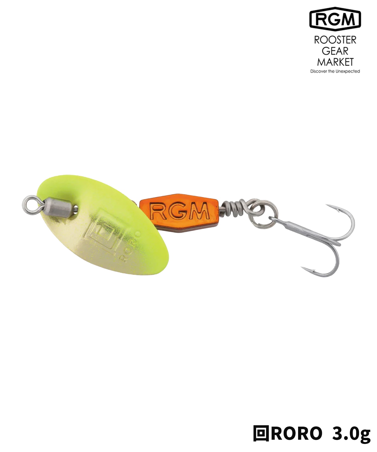 ROOSTER GEAR MARKET ルースターギアマーケット 回 RORO フィッシング ルアー RGM ムラサキスポーツ(CH/GD-3.0g)