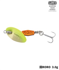 ROOSTER GEAR MARKET ルースターギアマーケット 回 RORO フィッシング ルアー RGM ムラサキスポーツ(CH/GD-3.0g)