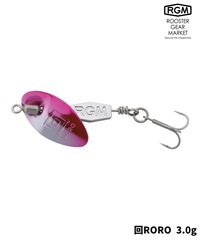 ROOSTER GEAR MARKET ルースターギアマーケット 回 RORO フィッシング ルアー RGM ムラサキスポーツ(PKSIL-3.0g)