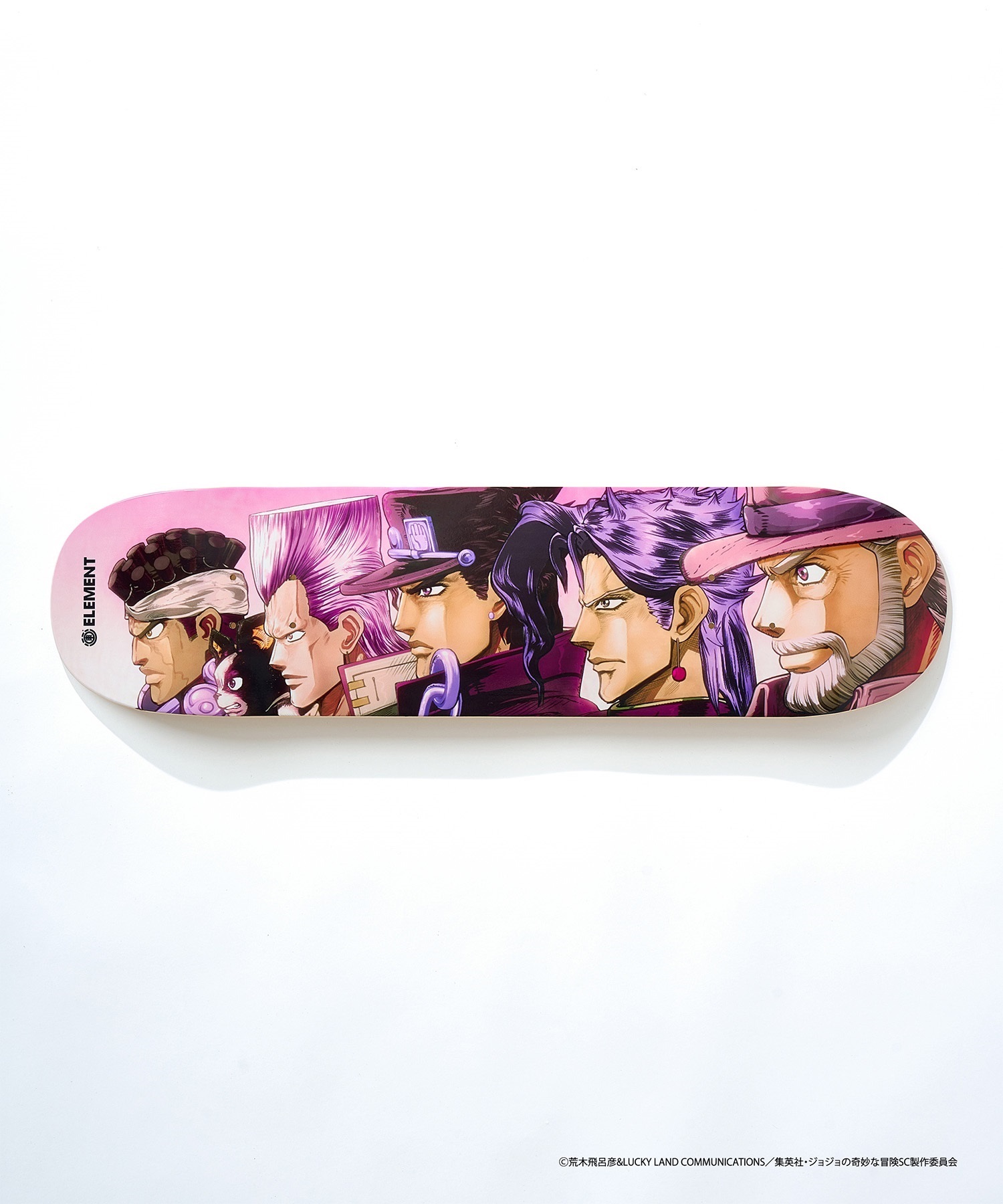 ELEMENT エレメント スケートボード デッキ JOJO コラボ 8inch STARDUST CRUSADERS A ムラサキスポーツ JOJOの奇妙な冒険(STARA-8inch)