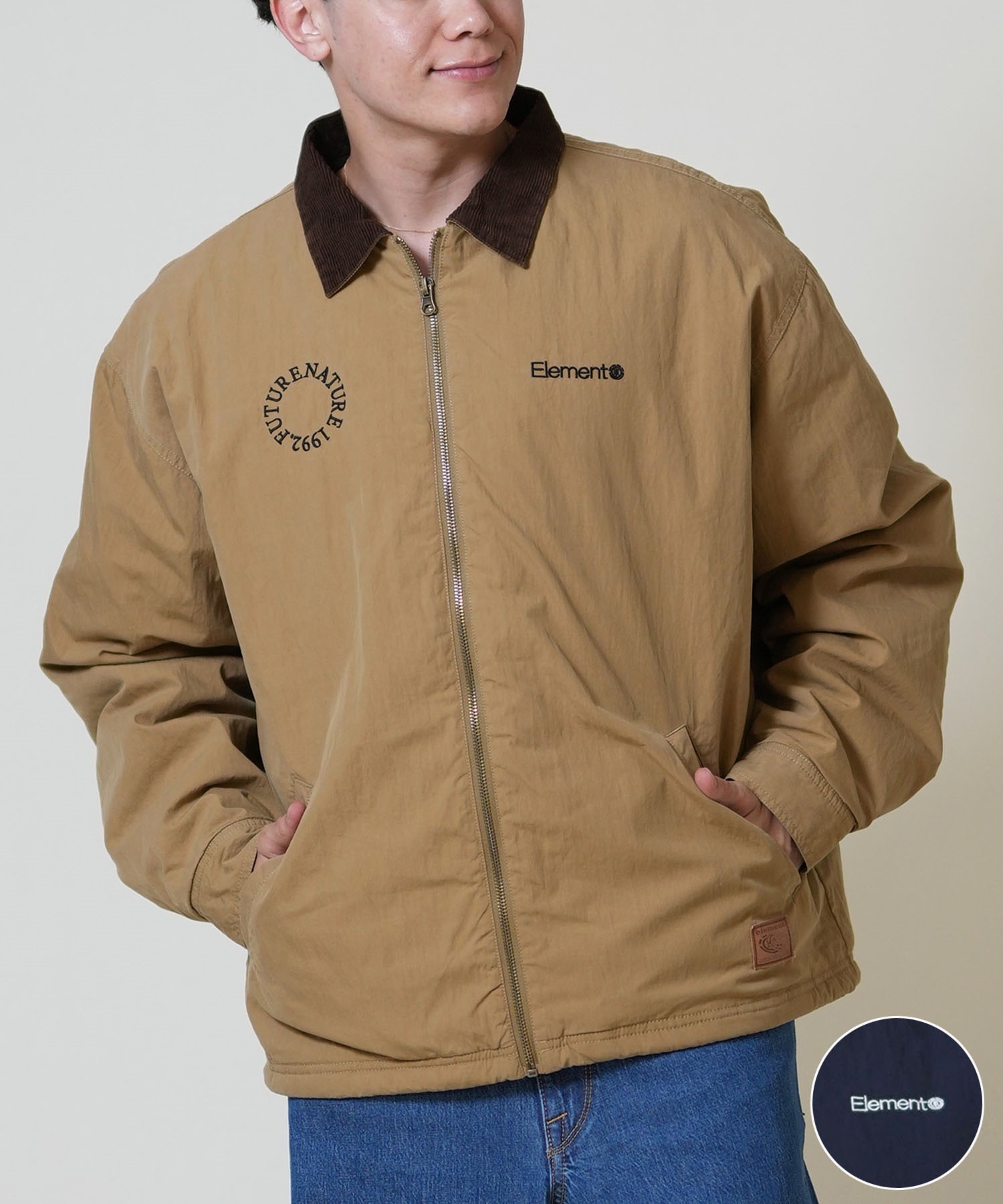 ELEMENT エレメント アウター ジャケット メンズ フルジップ ブルゾン DUTY BUDDY JACKET BF022-753(BRW-M)