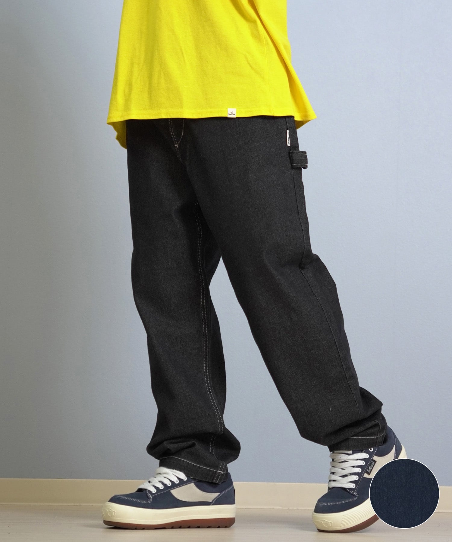 ELEMENT エレメント ロングパンツ メンズ SHOD PANTS PAINT デニムパンツ BF022-703(BDM-M)