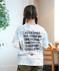ELEMENT エレメント Tシャツ キッズ 半袖 バックプリント LAYER TAGGING SS YOUTH BF025-232(BTD-130cm)