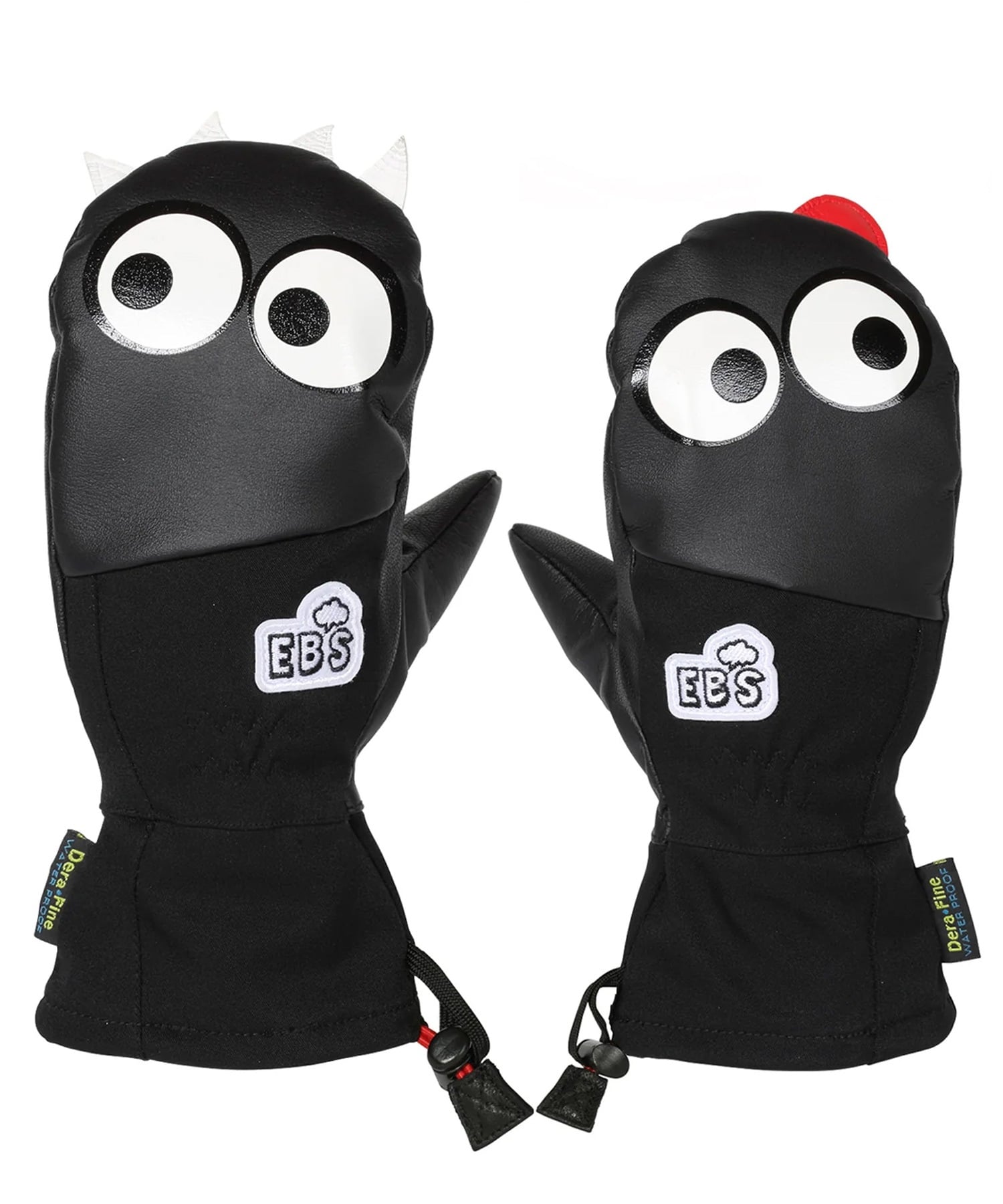 eb's エビス KEMONO JR スノーボード グローブ キッズ ジュニア ユース ムラサキスポーツ 25-26モデル MM G11 【2526】(BLACK-130)