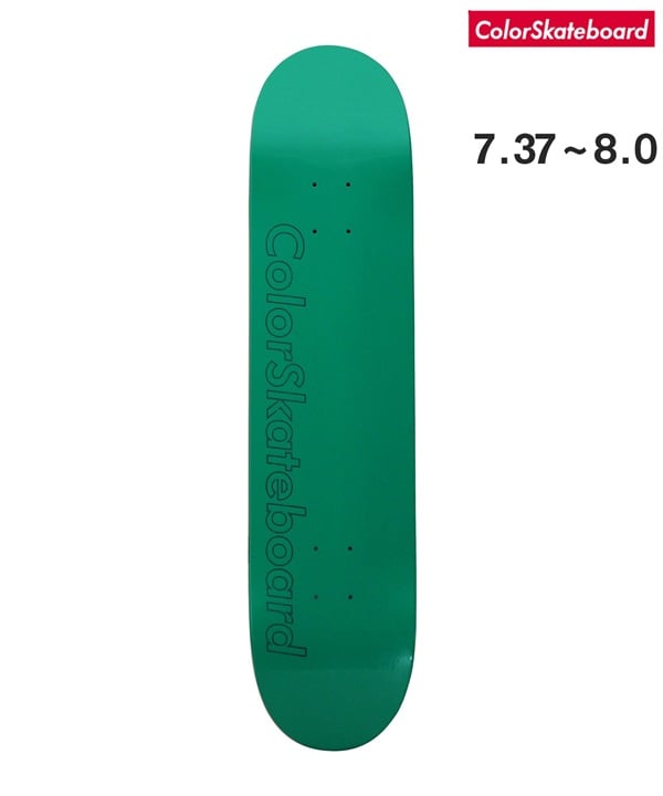 COLOR SKATEBOARD カラースケート スケートボード デッキ 7.0～8.0inch  COLOR DECK RESIN 7 ムラサキスポーツ
