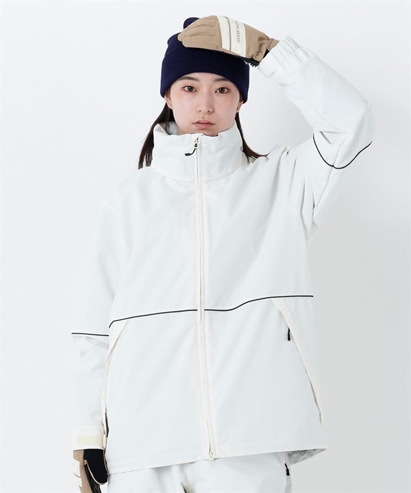 OP オーシャンパシフィック パイピングドジャケット 545301 スノーボード ジャケット レディース ムラサキスポーツ 25-26モデル MM D18 【2526】