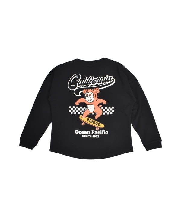 OP オーシャンパシフィック 長袖 Tシャツ ロンT キッズ ジュニア 子供 バックプリント 585071