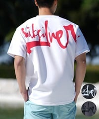 QUIKSILVER クイックシルバー ラッシュガード メンズ 半袖 Tシャツ バックプリント 水陸両用 UVカット QLY251019(WHT-M)