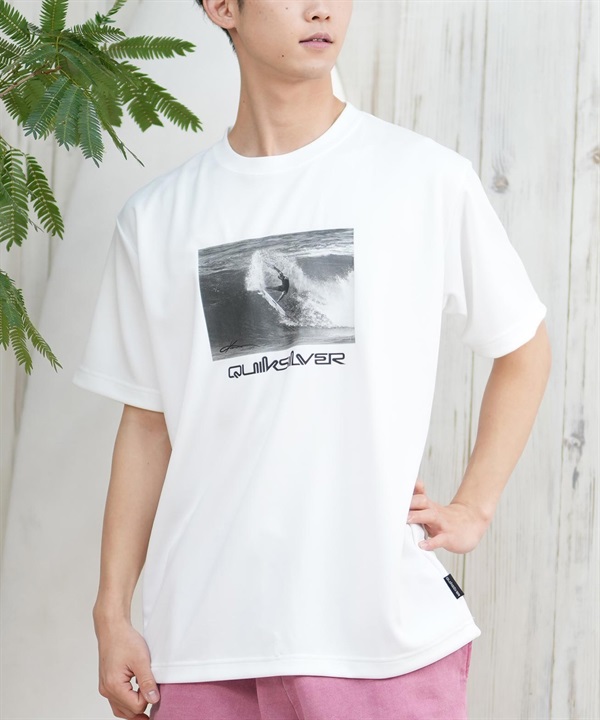 QUIKSILVER クイックシルバー ラッシュガード メンズ 半袖 Tシャツ 水陸両用 UVカット QLY251622M ムラサキスポーツ限定