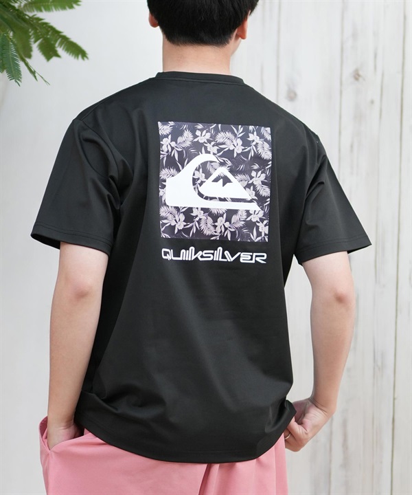 QUIKSILVER クイックシルバー ラッシュガード メンズ 半袖 Tシャツ バックプリント 水陸両用 UVカット QLY251624M ムラサキスポーツ限定