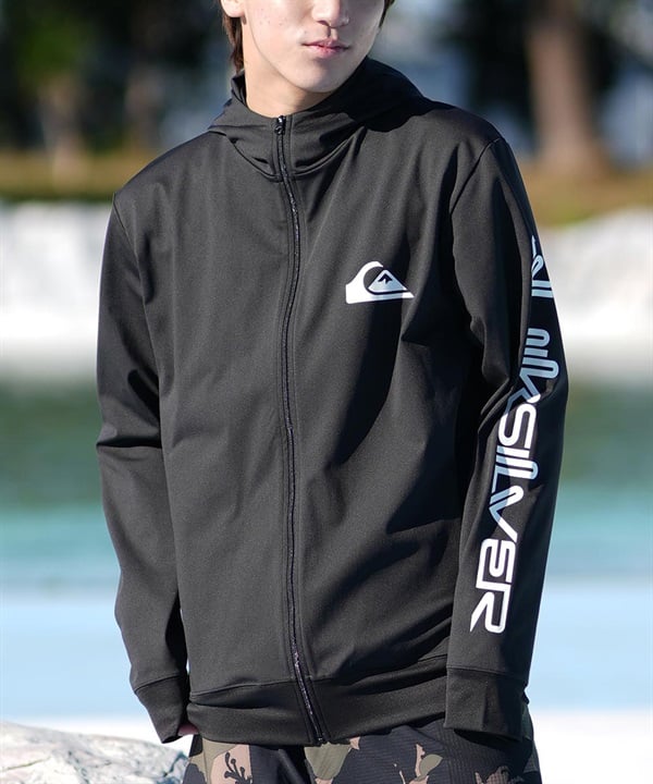 QUIKSILVER クイックシルバー 水着 ラッシュガード ジップアップ パーカー メンズ フーディー OMNI MW ZIP HOODIE QLY251030