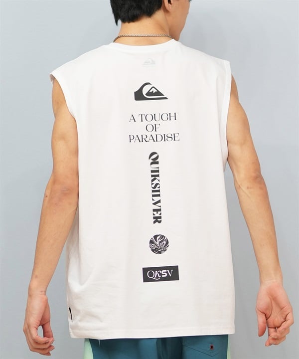 QUIKSILVER クイックシルバー 水着 ラッシュガード タンクトップ メンズ バックプリント 水陸両用 UVカット 速乾 QLY252017