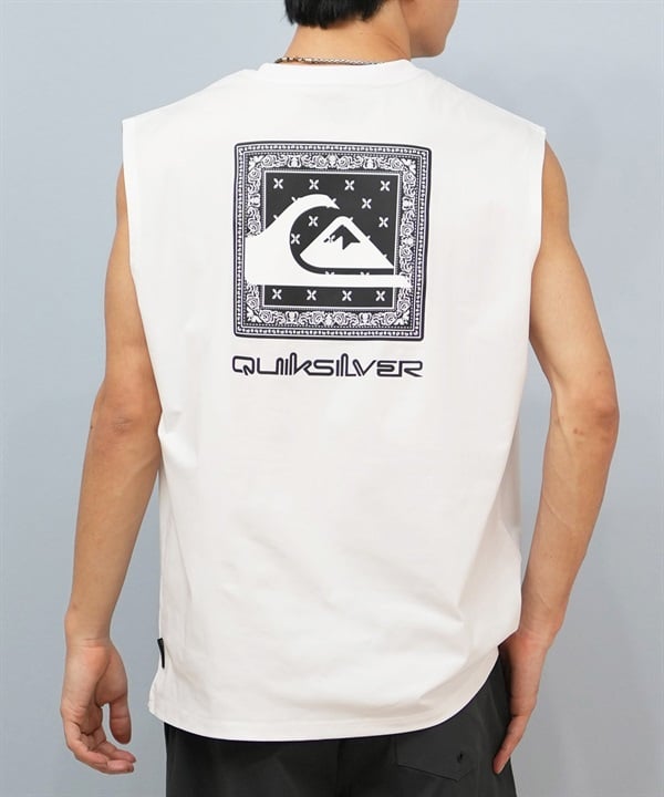 QUIKSILVER クイックシルバー 水着 ラッシュガード タンクトップ メンズ バックプリント 水陸両用 速乾 UVカット QLY252610M ムラサキスポーツ限定