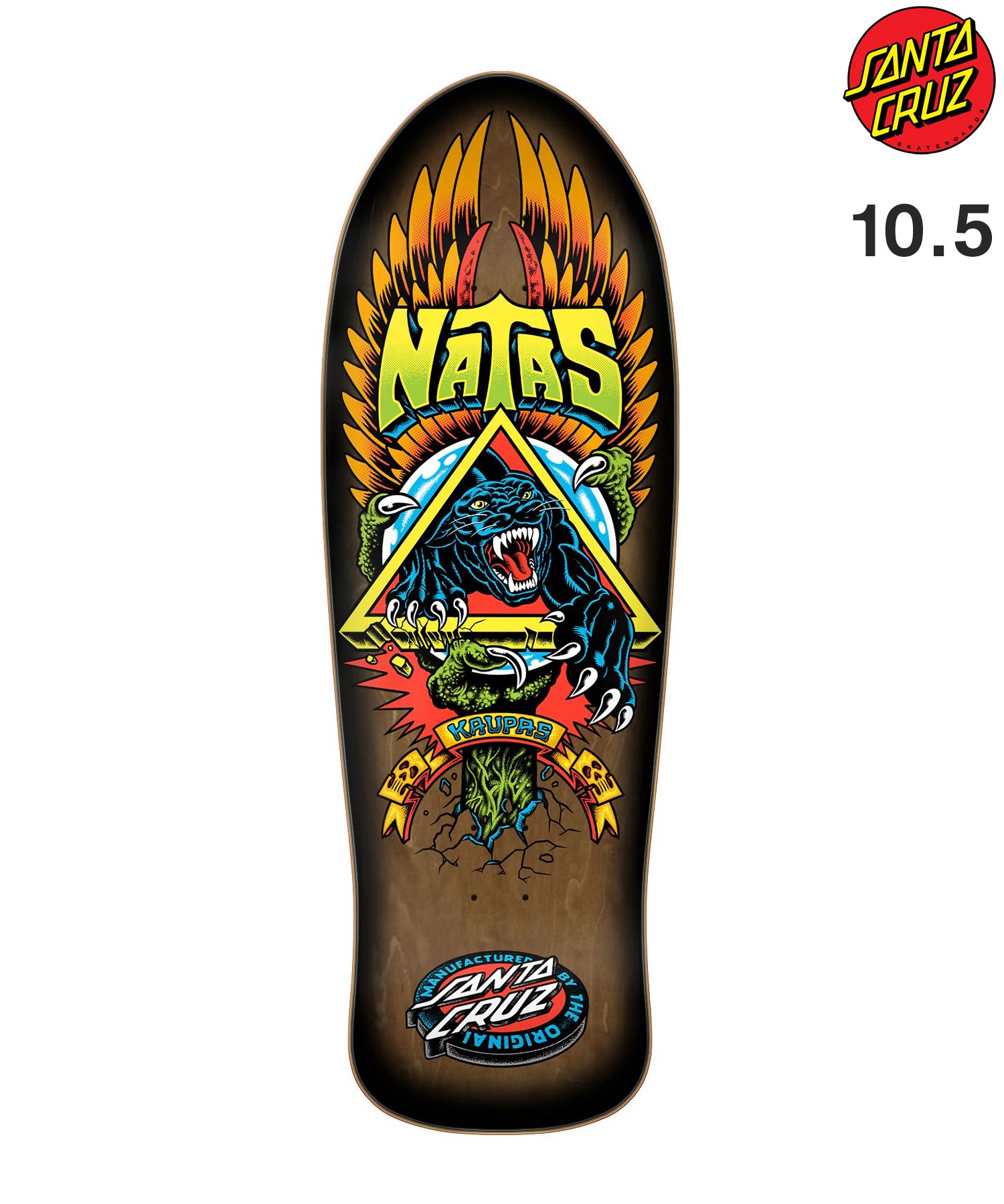SANTA CRUZ サンタクルーズ スケートボード デッキ 10.5inch REISSUE NATAS PANTHER ムラサキスポーツ(MULTI-10.5inch)