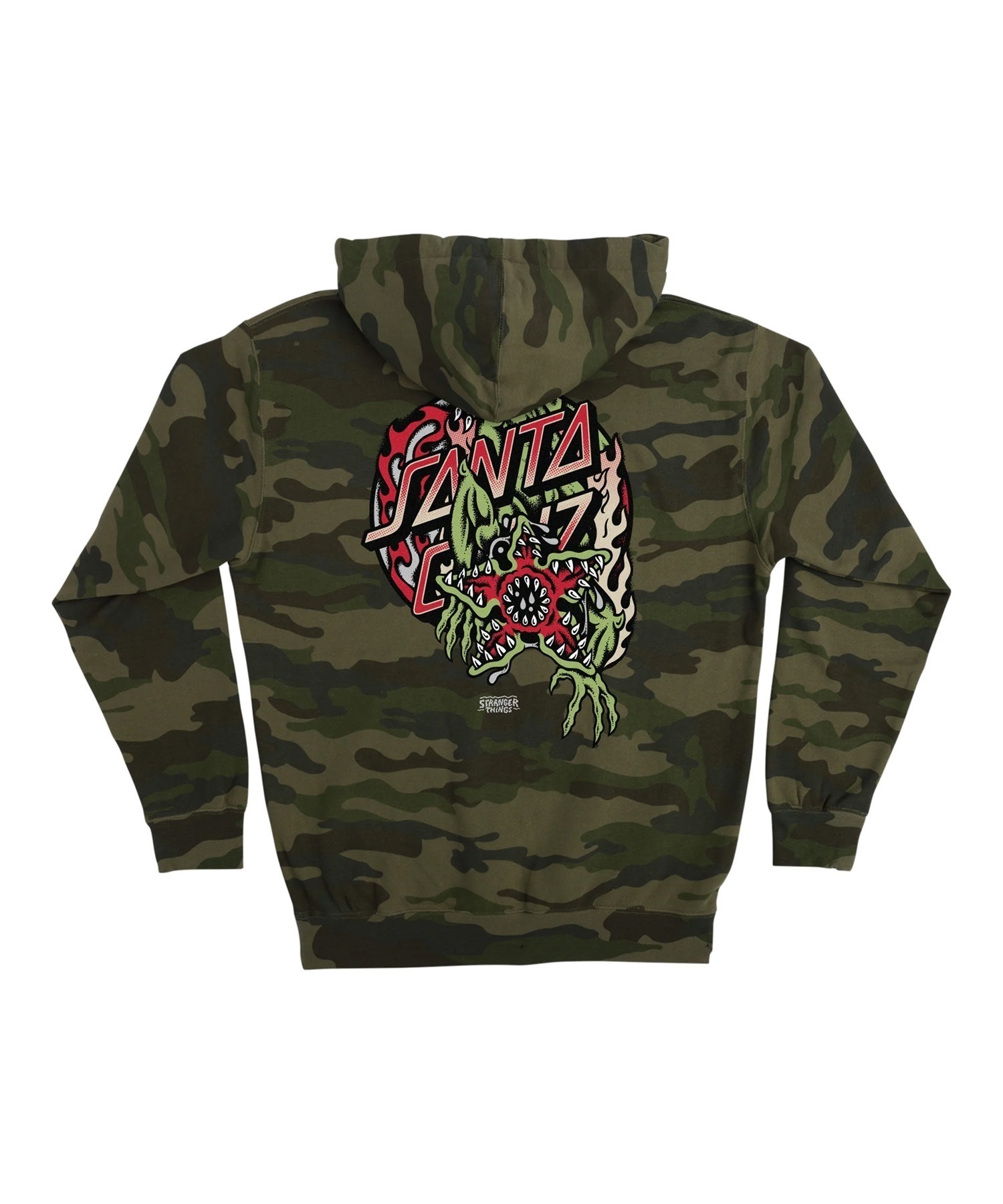 【11月10日発売】 SANTA CRUZ サンタクルーズ × STRANGER THINGS プルオーバー パーカー メンズ ST P OHOOD DEMOGORGON DOT 510255301(FCAMO-M)