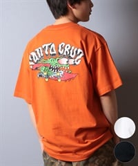 SANTACRUZ サンタクルーズ 半袖 Tシャツ メンズ バックプリント SLASHER 502252404 ムラサキスポーツ限定(WHITE-M)