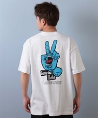 SANTA CRUZ サンタクルーズ 半袖 Tシャツ メンズ バックプリント PEACE FOR NOTO SS TEE 502253413 ムラサキスポーツ限定(WHITE-S)