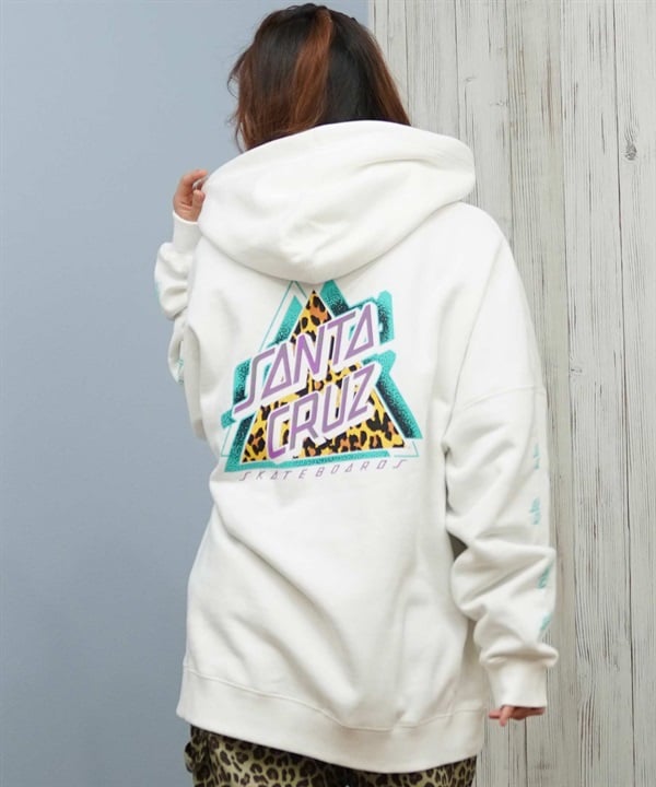 SANTA CRUZ サンタクルーズ ジップアップ パーカー レディース バックプリント ロゴ 502254331 ムラサキスポーツ限定