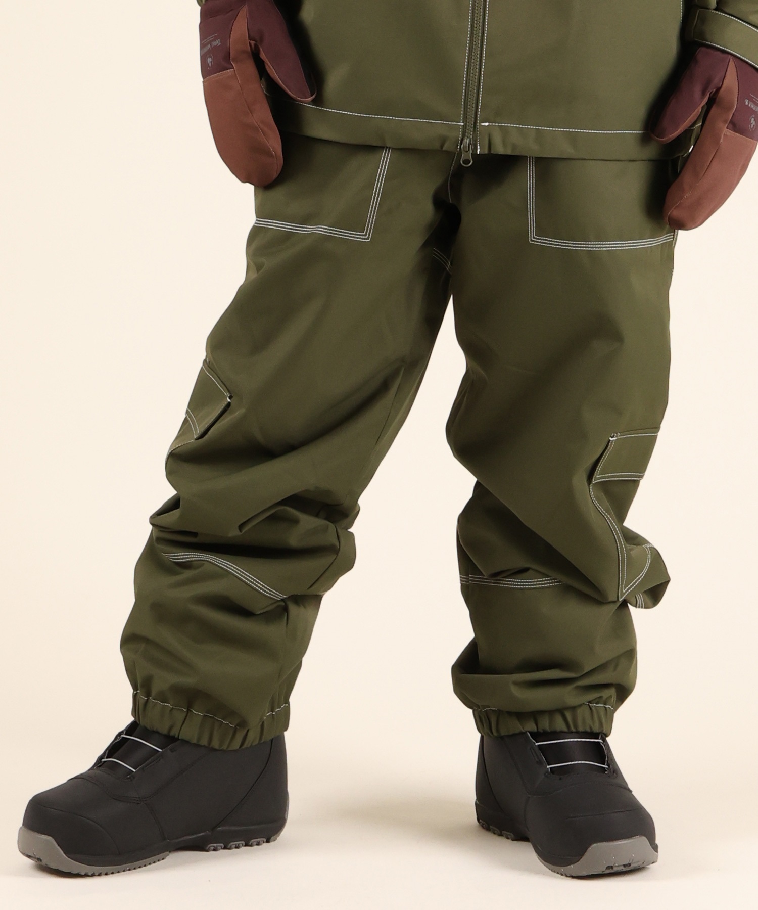 THREE WEATHER スリーウェザー SNOW PANTS パンツ スノーボード ウェア ユニセックス ムラサキスポーツ 25-26モデル MM J12 【2526】(KHA-XS)