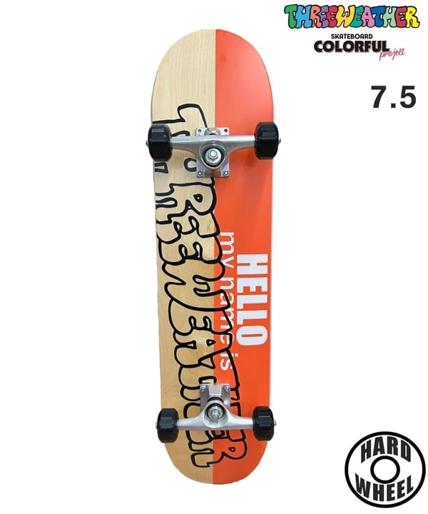 THREE WEATHER スリーウェザー スケートボード コンプリート 7.5,8.0inch I COMP PLUS ムラサキスポーツ