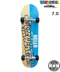 THREE WEATHER スリーウェザー スケートボード コンプリート 7.0,7.4inch I COMP PLUS ムラサキスポーツ(NA/BL-7inch)