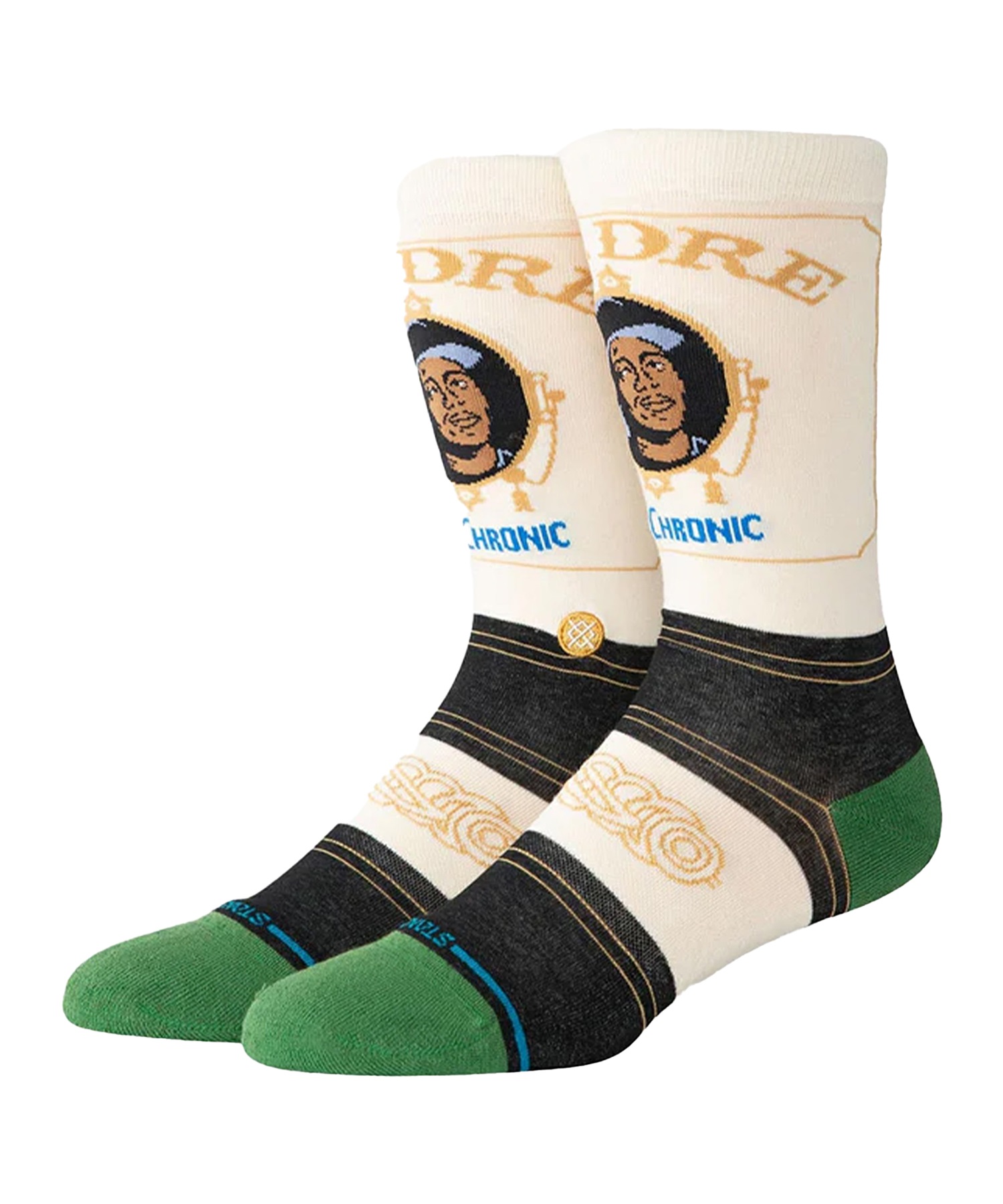 STANCE スタンス ソックス THE CHRONIC CREW Dr. Dre ドクタードレー コラボレーションモデル A545A25THE(BLACK-M)