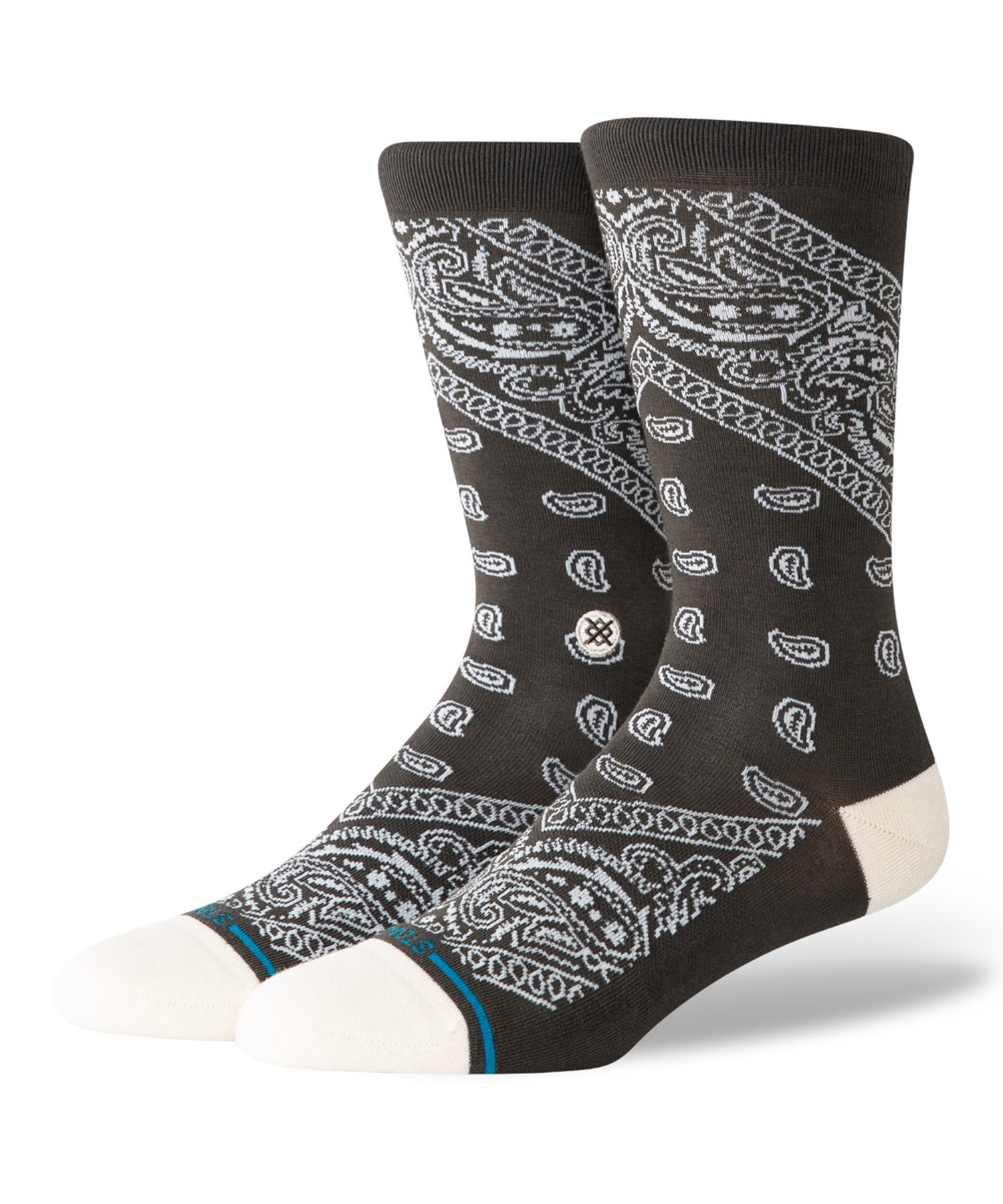 STANCE スタンス ソックス 靴下 ペイズリー柄 BARRIO CREW A545C24BAR#WSB(WSBK-L)