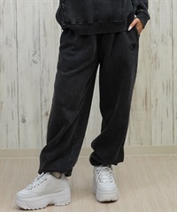 DC ディーシー ロングパンツ レディース スウェット パンツ 裏起毛 ワイド スウェットパンツ LPT254304(BKS-M)