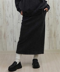 DC ディーシー スカート レディース ロングスカート 裏起毛 スウェットスカート LSK254306(BKS-M)