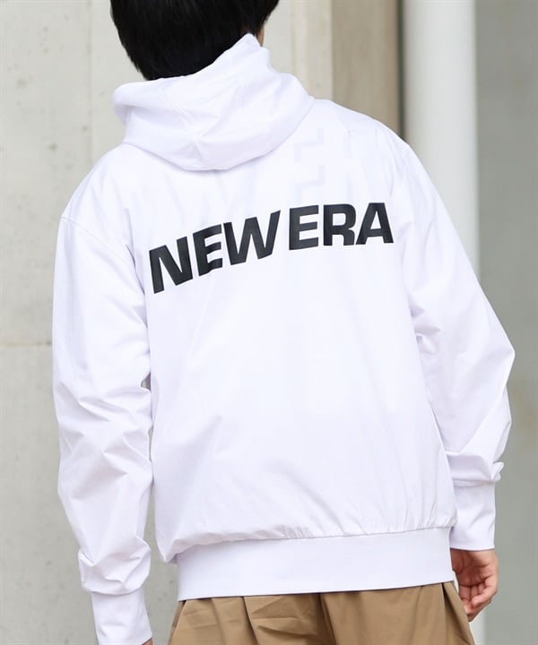 NEW ERA ニューエラ ラッシュガード メンズ 長袖 パーカー ジップアップ バックプリント 水陸両用 ユーティリティ UVカット 吸汗速乾 14391940