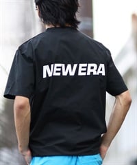 NEW ERA ニューエラ ラッシュガード メンズ 半袖 Tシャツ バックプリント 水陸両用 ユーティリティ UVカット 吸汗速乾 セットアップ対応 14391950(BK-M)