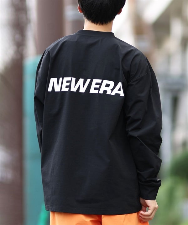 NEW ERA ニューエラ ラッシュガード メンズ 長袖 Tシャツ バックプリント 水陸両用 ユーティリティ UVカット 14391969