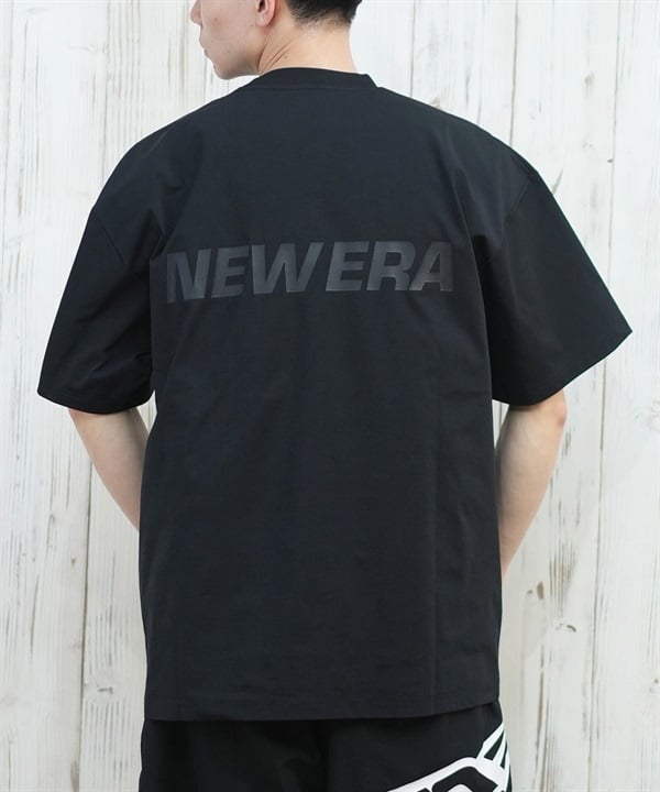 NEW ERA ニューエラ ラッシュガード 半袖 メンズ Tシャツ バックプリント 水陸両用 ユーティリティ UVカット 14670957