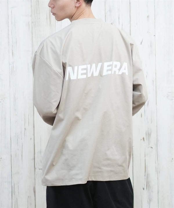 NEW ERA ニューエラ ラッシュガード 長袖 メンズ Tシャツ ロンT バックプリント 水陸両用 ユーティリティ UVカット 14670961