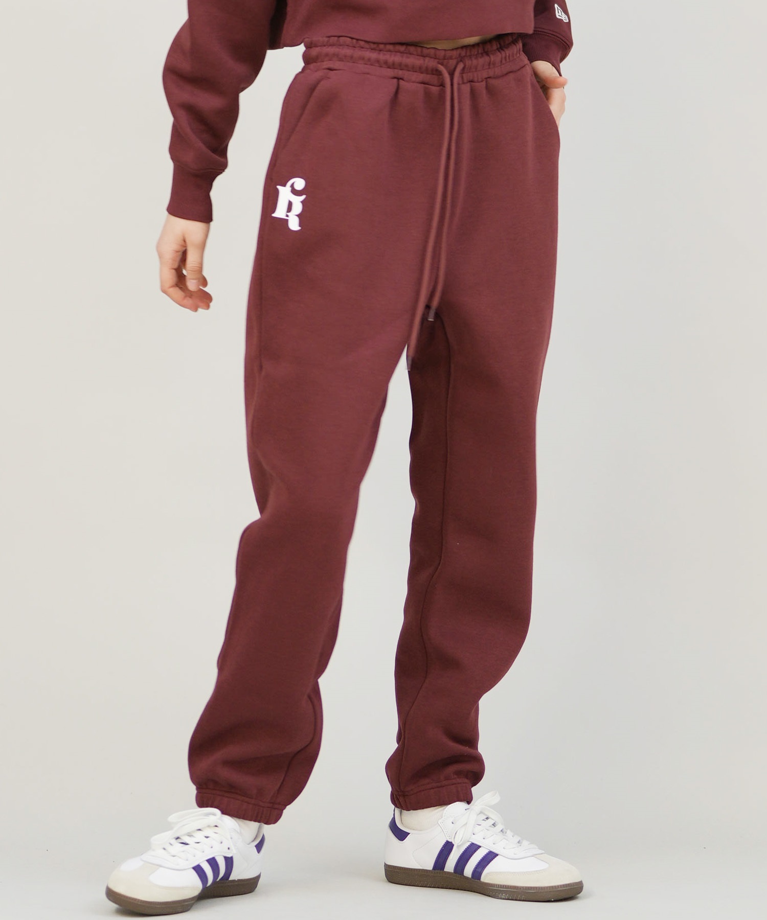 NEW ERA ニューエラ ロングパンツ スウェットパンツ レディース NEW ERA×CALNAMUR 14875702(BRN-S)