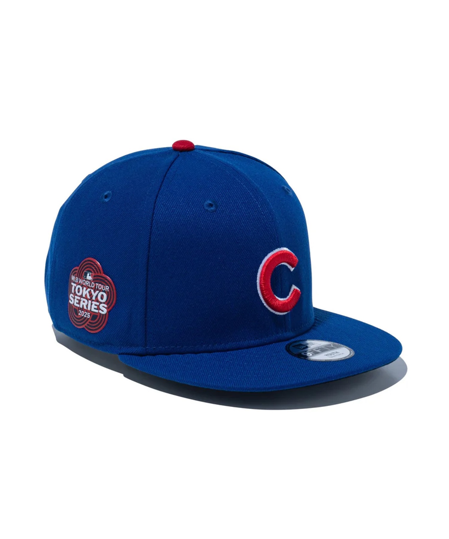 NEW ERA ニューエラ キッズ キャップ 帽子 Youth 9FIFTY MLB TOKYO SERIES 2025 シカゴ・カブス ライトロイヤル 14550917(LBLU-YOUTH)