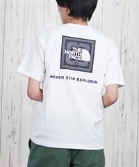 THE NORTH FACE ザ・ノース・フェイス 半袖 Tシャツ メンズ ショートスリーブバンダナスクエアロゴティー NT32446(W2-S)