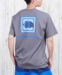 THE NORTH FACE ザ・ノース・フェイス 半袖 Tシャツ メンズ ショートスリーブバンダナスクエアロゴティー NT32446(SP-S)