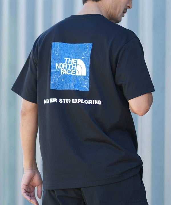 THE NORTH FACE ザ・ノース・フェイス 半袖 Tシャツ メンズ ショートスリーブバックスクエアートラバースロゴティー NT32543