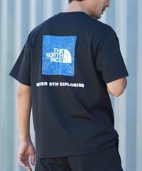 THE NORTH FACE ザ・ノース・フェイス 半袖 Tシャツ メンズ ショートスリーブバックスクエアートラバースロゴティー NT32543(K-S)
