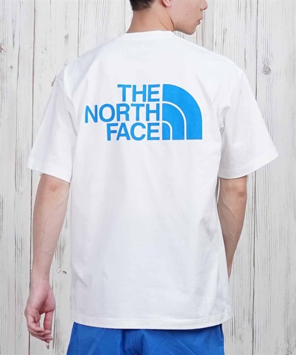 THE NORTH FACE ザ・ノース・フェイス 半袖 Tシャツ メンズ バックプリント 速乾 ショートスリーブフラッシュドライカラースキームコットンティー NT32548