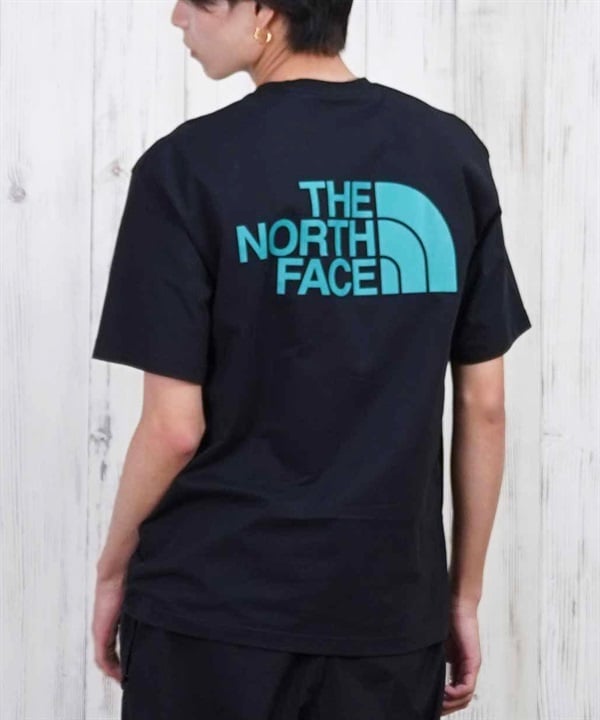 THE NORTH FACE ザ・ノース・フェイス 半袖 Tシャツ メンズ バックプリント 速乾 ショートスリーブフラッシュドライカラースキームコットンティー NT32548